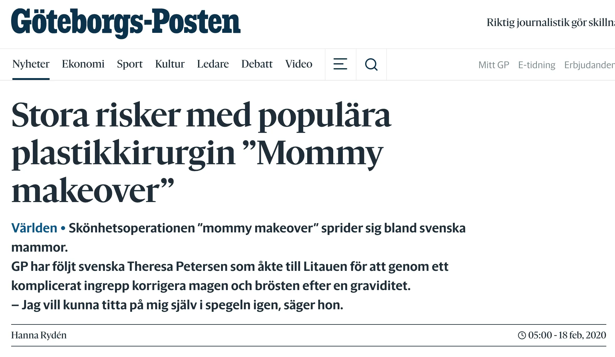 Mommy makeover and plastic surgery abroad